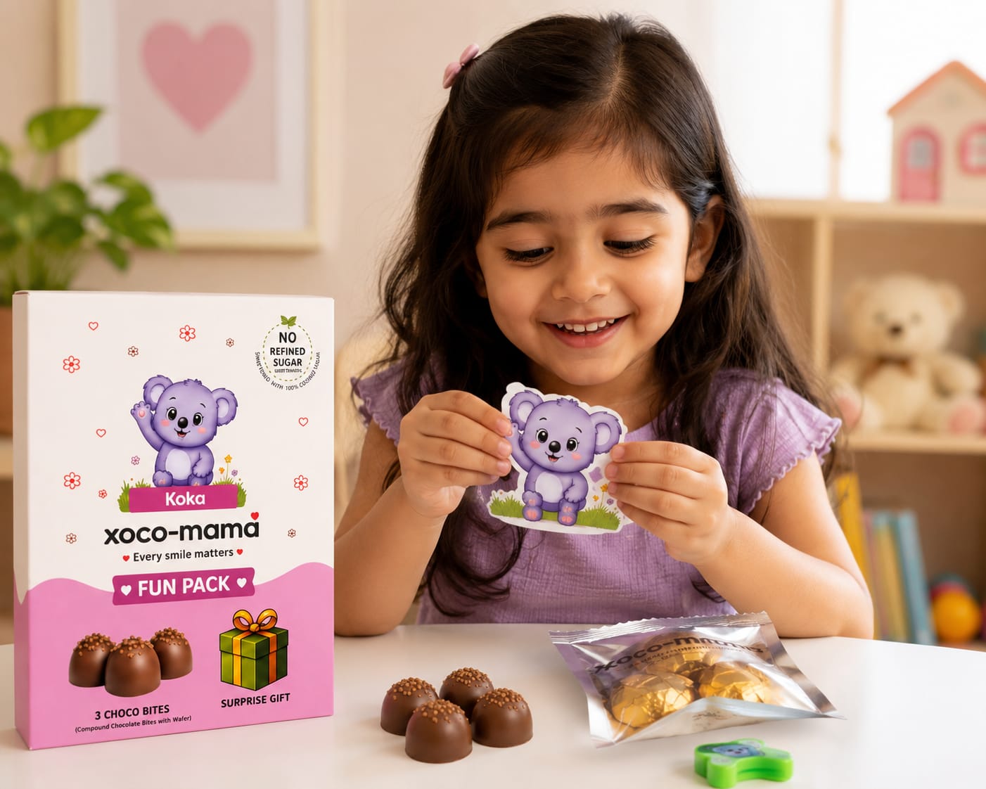 Fun Pack unboxing with surprise DIY toy and Koko koala sticker